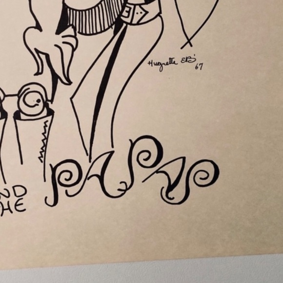 The Mamas and the Papas Rare 1967 Poster - Picture 4 of 4